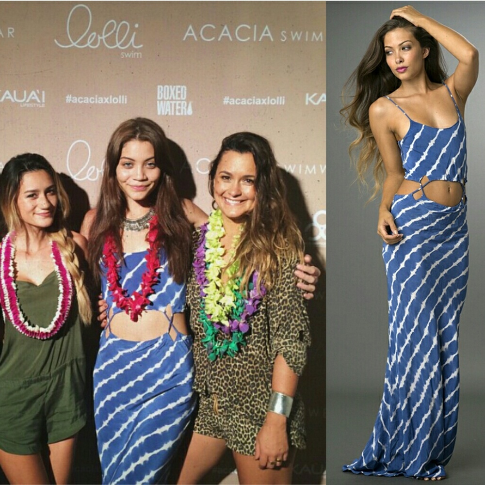 New acacia santiago pacific tides maxi dress P XS bruna